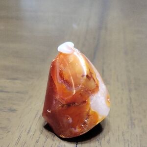 Polished Carnelian Crystal Flame Tower